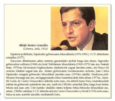 Aldofo Su�rez Gonz�lez (Cebreros, Avila, 1932)